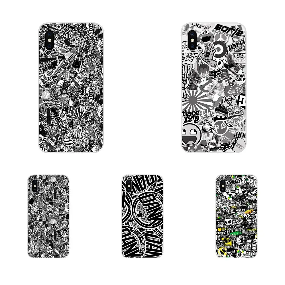 

For Xiaomi Redmi Mi 4 7A 9T K20 CC9 CC9e Note 7 9 Y3 SE Pro Prime Go Play Soft Cute Skin Sticker Bomband White