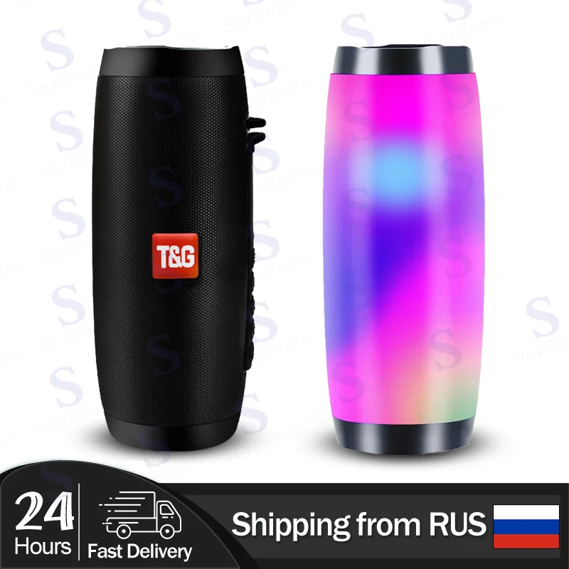 Bluetooth-Колонка TG157 светодиодсветодиодный портативная Водонепроницаемая с