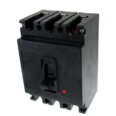 AC 380V DC 220V 40A 3P литой корпус выключателя черный