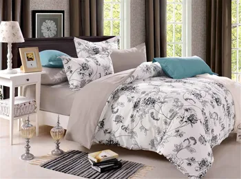 

Plant Flower Printing Bedding Three-Piece Set Soft and Comfortable Home Textile Products