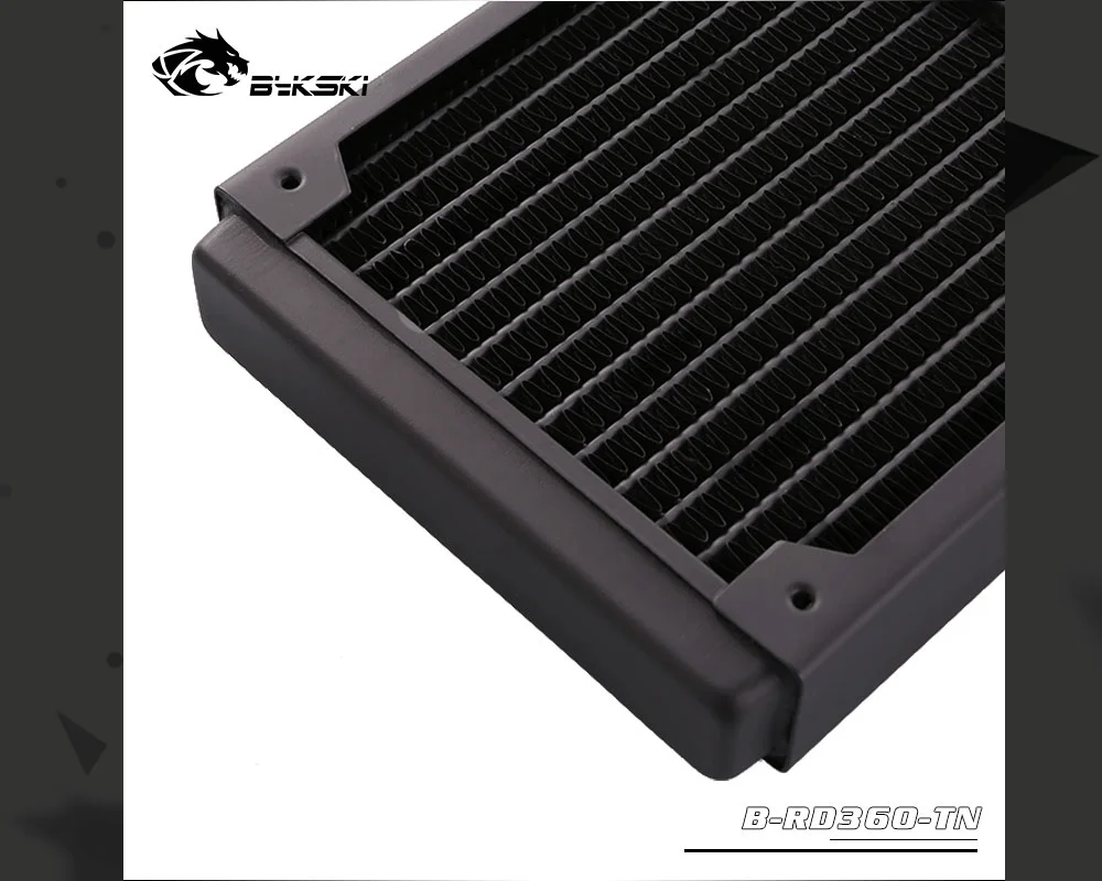 Bykski B-RD360-TN, 360mm Single Row Radiators, 29mm Thickness, Standard Water Cooling Radiators , Suitable For 120*120mm Fans  