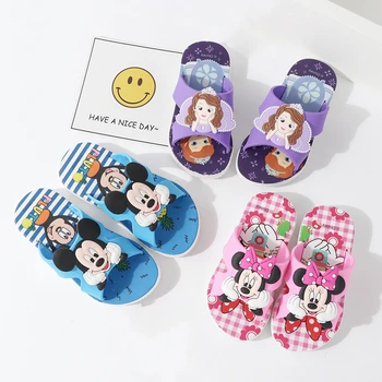 

Cartoon Baby Slippers for Boys Girls Flip Flops Summer Beach Sandals Toddler Girls House Slippers Children Home Shoes Unisex