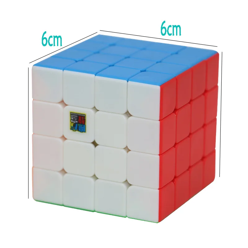 MoYu MoFangJiaoShi MeiLong 4x4x4 Cubo Magico Невидимый волшебный куб 59 мм 4x4 Ранние развивающие