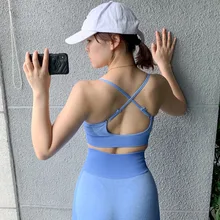 Энергетический бесшовный лоскутный женский бюстгальтер для йоги, фитнеса, бега, укороченный топ, мягкий, пуш-ап, спортивный топ, спортивный бюстгальтер, тренировочная одежда для активного отдыха