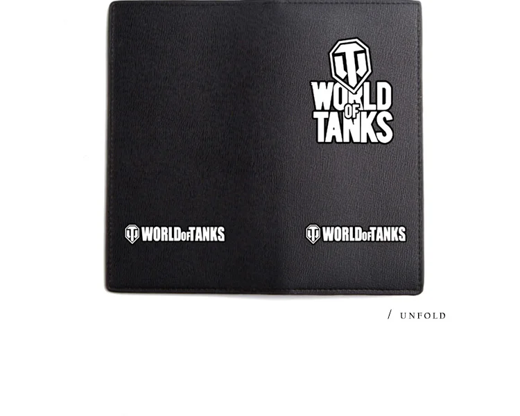 World Tanks Battleship World War II WOT Game PU Leather Wallets Black Purse Unisex Kids Gift (10)