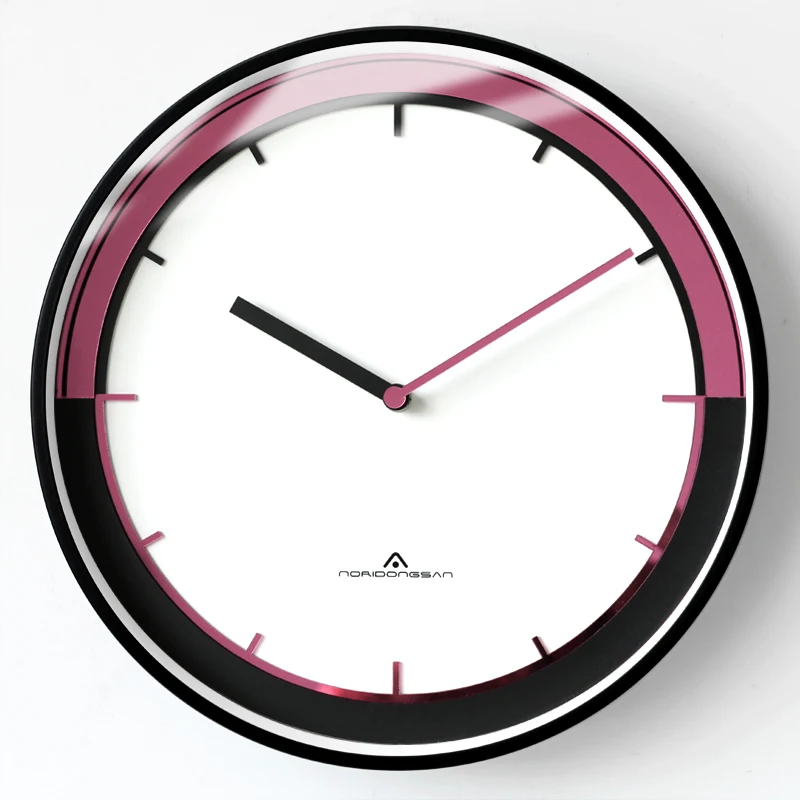 American Luxury Wall Clock Metal Living Room Hotel Clock Mechanism European Style Art White Zegar Scienny Home Decoration FZ531 - Цвет: E