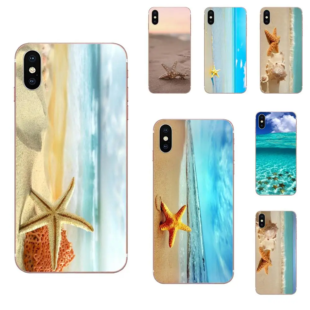 Мягкий ТПУ телефон Пляж Морская звезда Cool On The Sea для Sony Xperia XZS XA1 L1 XA X Z Z1 Z2 Z3 Z4 Z5 XZ1