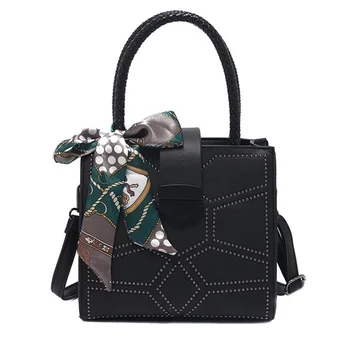 

Crossbody Versatile Solid Revit Designer Female Satchel Bag Fashion Silk Handbag Shoulder Bags for Women 2020