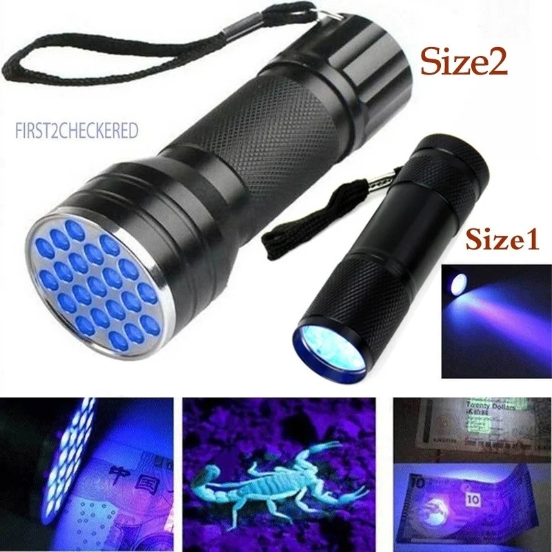 

UV Ultra Violet High Power Rechargeable LED Flashlight Blacklight Aluminum Led Flashlight Ultra Bright Torch Camping Led light