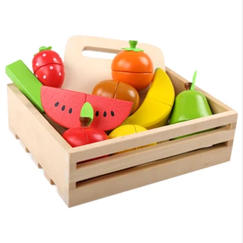 

Learning Educational Wooden Toys Fruit Cut Educational Wooden Toys