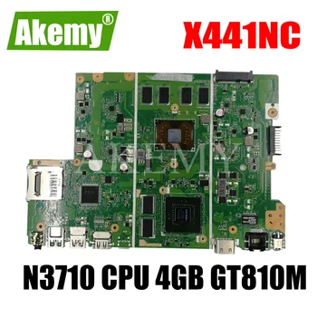 

X441NC Motherboard Mainboard For Asus X441N X441NC Motherboard Test OK N3710 CPU 4GB-RAM GT810M