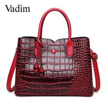 

Vadim High Quality Handbags Women Casual Tote Bag Vintage Ladies Shoulder Bags Rivet Female Crossbody Bag Messenger Bolsos Mujer