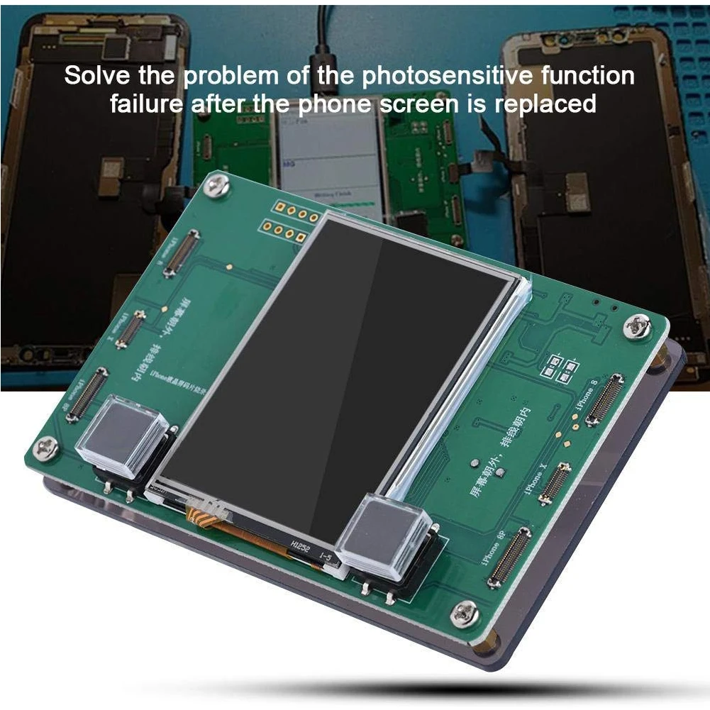 

Photosensitive Screen Repair Tool Easy Operate Bilingual Data Backup Testing Electronic LCD Touch Programmer For Iphone 8 8p X