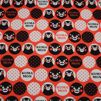 

Factory Direct Red Kumamon Printing 100% Cotton Canvas, Cartoon Printing 100 % Cotton Canvas, Spot Small Batch