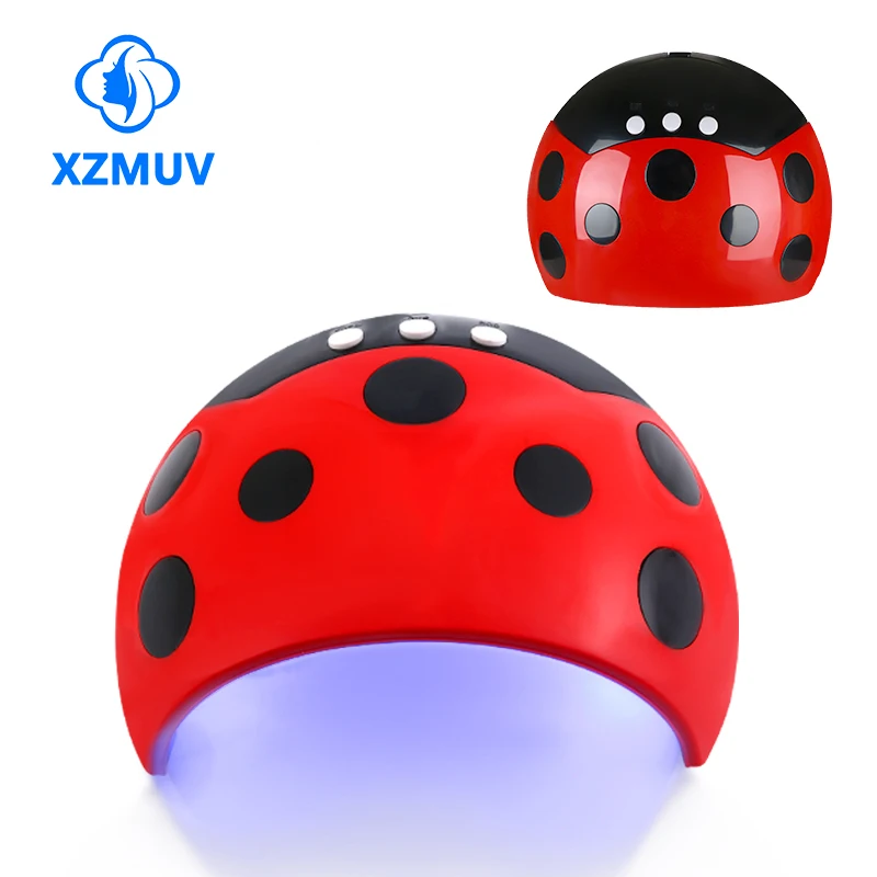 XZMUV 24 Вт USB ультрафиолетовая Светодиодная лампа для ногтей быстрая сушка при