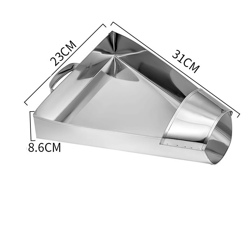 304 Stainless Steel French Fries basket package pack Funnel