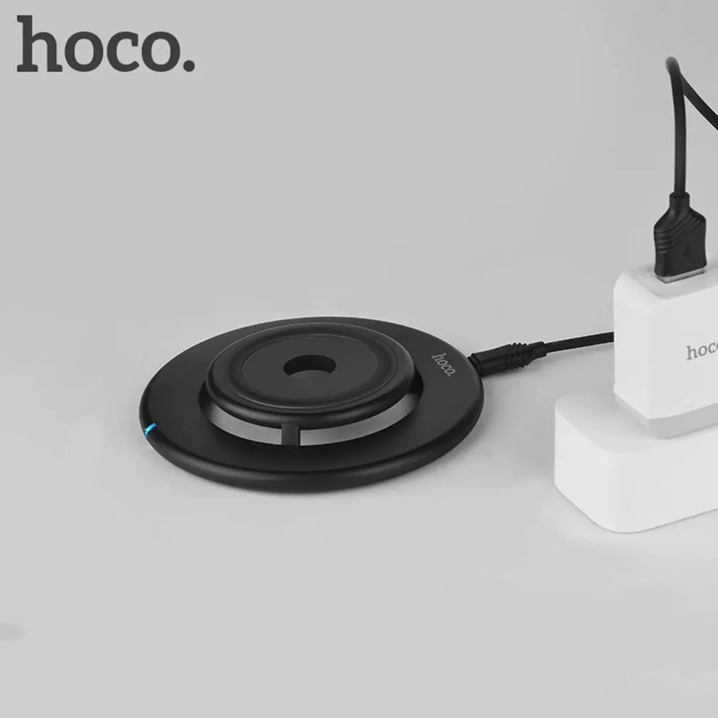 HOCO CW9 Qi стандартное беспроводное зарядное устройство настольное круглое