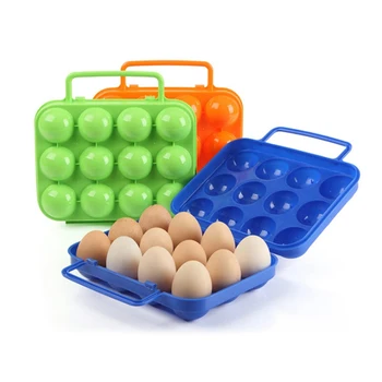 

Household Egg Storage Box Portable Outdoor Egg Box Kitchen Egg Storage Box New
