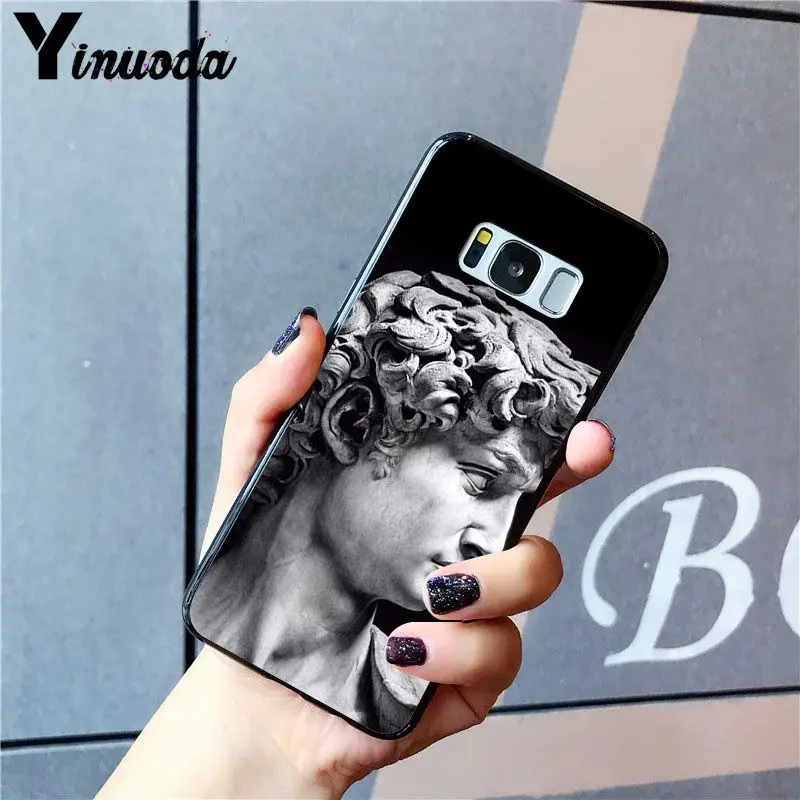 A13 Yinuoda Мона Лиза искусство Дэвид линии чехол для телефона для samsung Galaxy S10 плюс S10E S6 S7 S8 S9 S9Plus S10lite S5 M10 - Цвет: A13