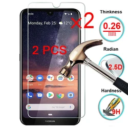 Premium 9H Tempered Glass Screen Protector - 2 - Pack for 1 Piece (For Nokia 7 Plus)