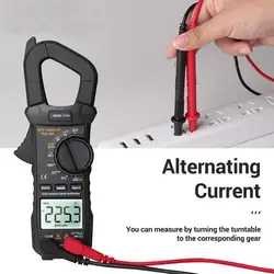 Himiss aneng st209 digital braçadeira medidor multímetro 6000 contagens rms verdadeiro mini amp dc/ac braçadeira medidores voltímetro 400v faixa automática