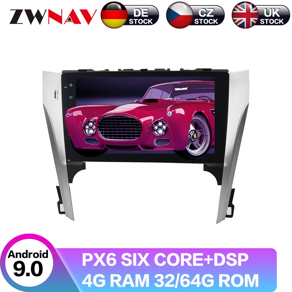 Flash Deal Android 9 With DSP For TOYOTA CAMRY 2012 Car radio video player Multimedia GPS navigation accessories Sed 0