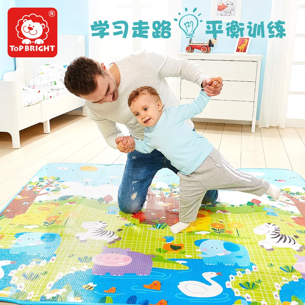 TOPBRIGHT детский ползучий коврик толстый безвкусный XPe детский игровой коврик для гостиной Домашний детский коврик для лазания