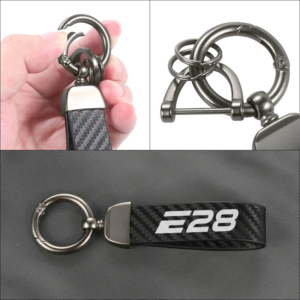 Car Key Chain 1PC Car Key Chain For BMW E46 E90 E60 E39 E36 E92 E87 E70 E91 E53 E30 E34 E83 E61 E28 E62 E93 Portable Keyring Decor Accessories