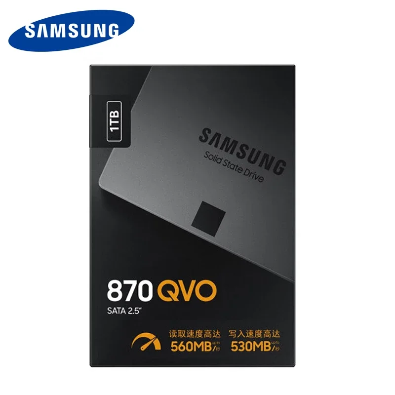 SAMSUNG SSD 870 QVO 1 ТБ 2 4 8 Внутренний твердотельный диск SATA 3 HDD жесткий Ноутбук