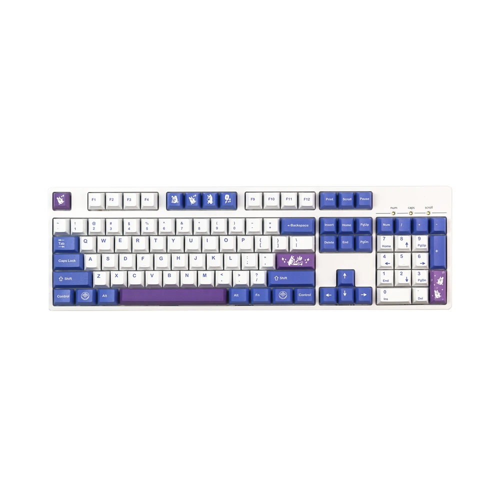 Gmk Tuzi Keycaps 126 Teclas Cereja Perfil Pbt Dye-sublimação Personalizar Gmk Keycaps para Cross Switch Teclado Mecânico - Imagem 3