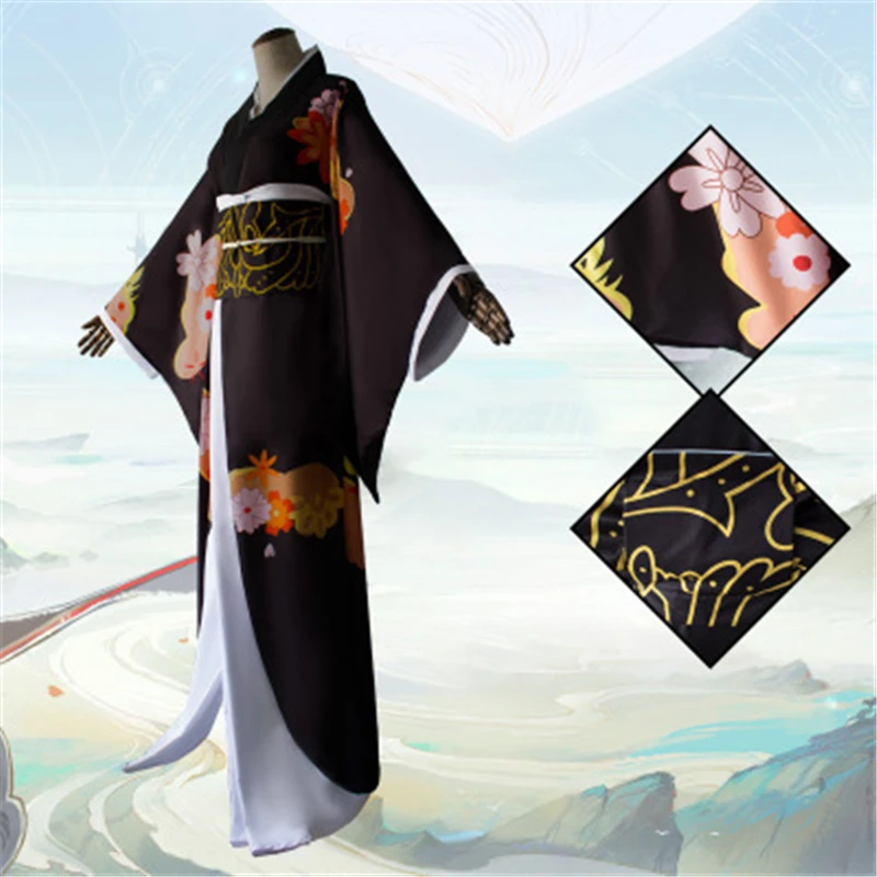 Аниме Демон Истребительница Kimetsu без Yaiba Tanjiro камадо Nezuko Хэллоуин Косплэй костюм