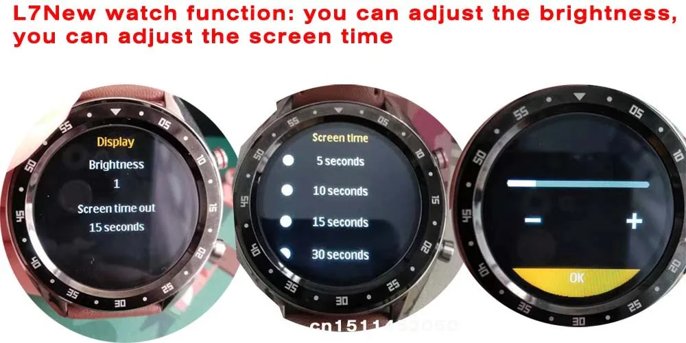 01 Montre connectée L7 Bluetooth