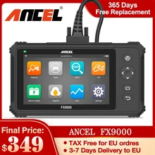 

ANCEL FX9000 Full System OBD2 Auto Scanner A/F ABS TPMS EPB Oil Reset OBD2 Scanner Car Diagnostic Tool OBD2 Coder Reader