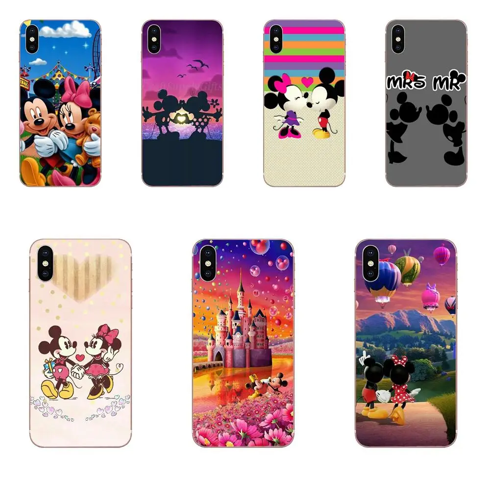

Minnie Mickey Mouse Kissing TPU Cover Bag For Xiaomi Redmi Mi 4 7A 9T K20 CC9 CC9e Note 7 9 Y3 SE Pro Prime Go Play