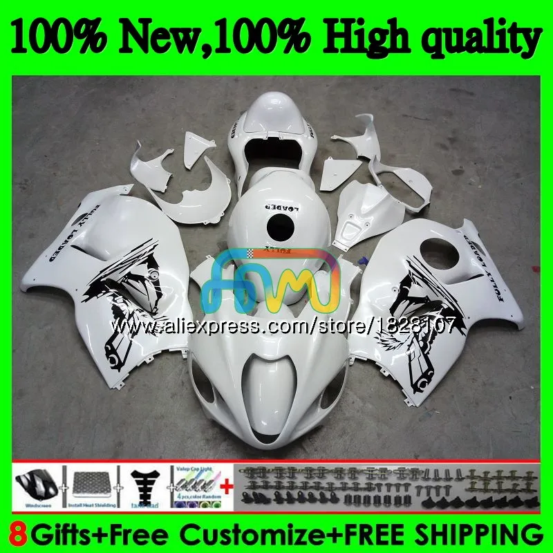 GSXR 1300 для SUZUKI жемчужно-белый Hayabusa GSXR-1300 2002 2003 2004 2005 2006 2007 49BS. 123 GSXR1300 96 02 03 04 05 06 07 обтекатель