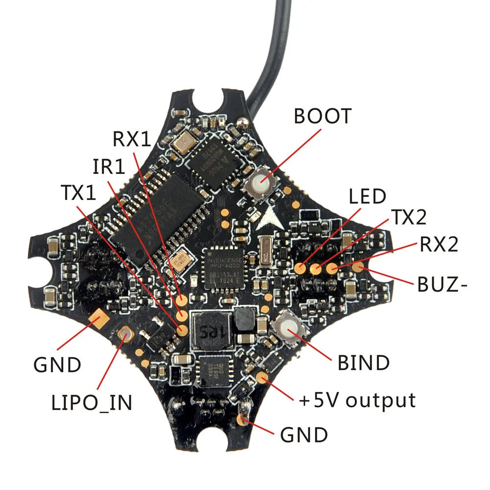 Eachine Контроллер полета для начинающих-I 75 мм-X F4 Pro AIO 1-2S OSD встроенный 5A Blheli_S 4в1 ESC Frsky D8 SPI приемник Радиоуправляемый Дрон