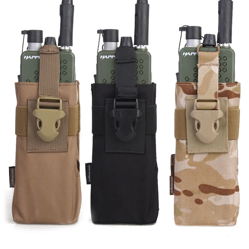 

Emersongear Tactical PRC 148 152 Radio Pouch For RRV Plate Carrier Vest Universal Walkie Talkie Bag Mag Panel Molle EM8336