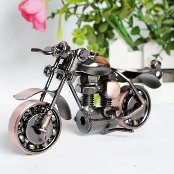 

Handcrafted metal wrought iron motorcycle model