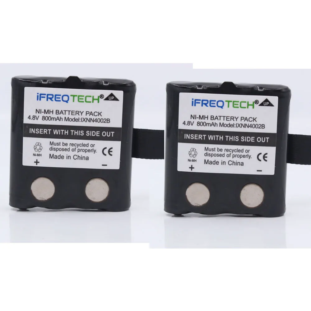 Batterie Ricaricabili EXTENSILO Per Radio Motorola - 5 Pezzi, 800mAh, 4.8V NiMH