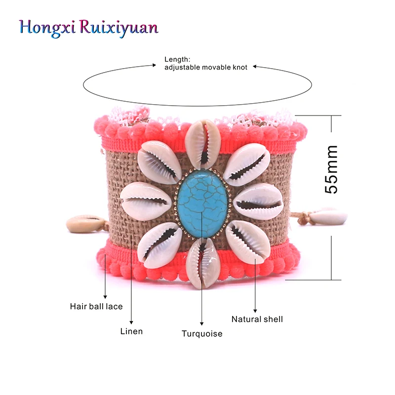 Bohemian Bracelet Retro Lace Jewelry Shell Flower Unique Creative Design Women Fashion Gift Jewelry|Браслеты| |