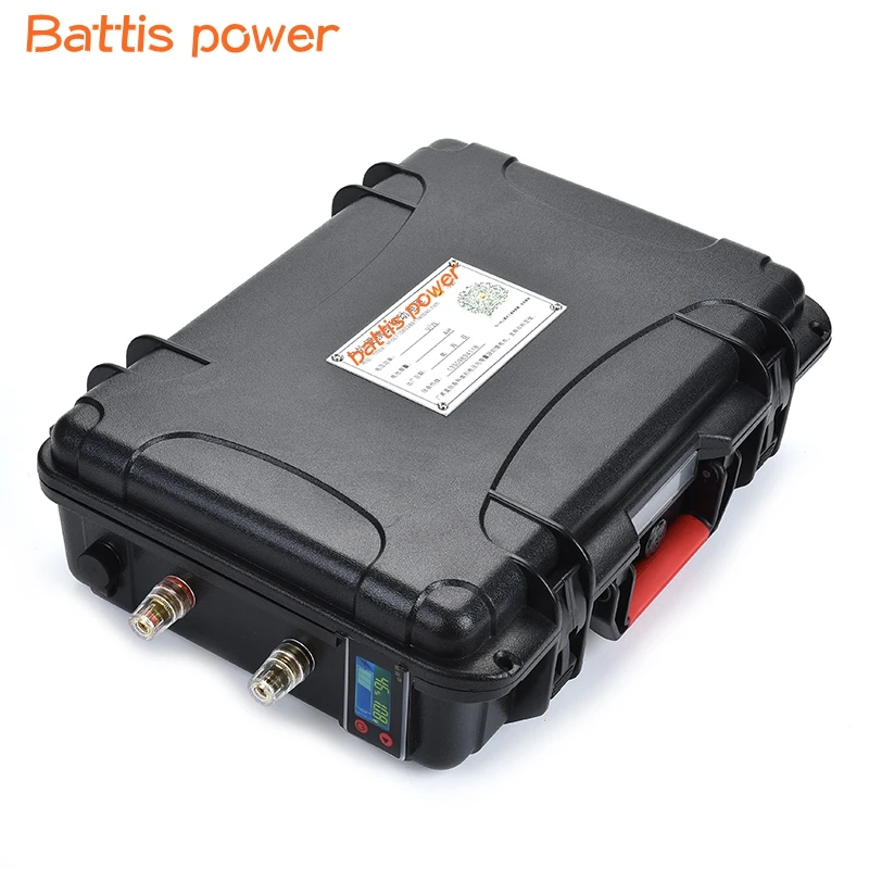Водонепроницаемый 12V литий-ионный Батарея 12v 50AH 80AH 120Ah 150Ah для троллингового мотора лодка хранения солнечной энергии+ 12,6 v 10A Зарядное устройство