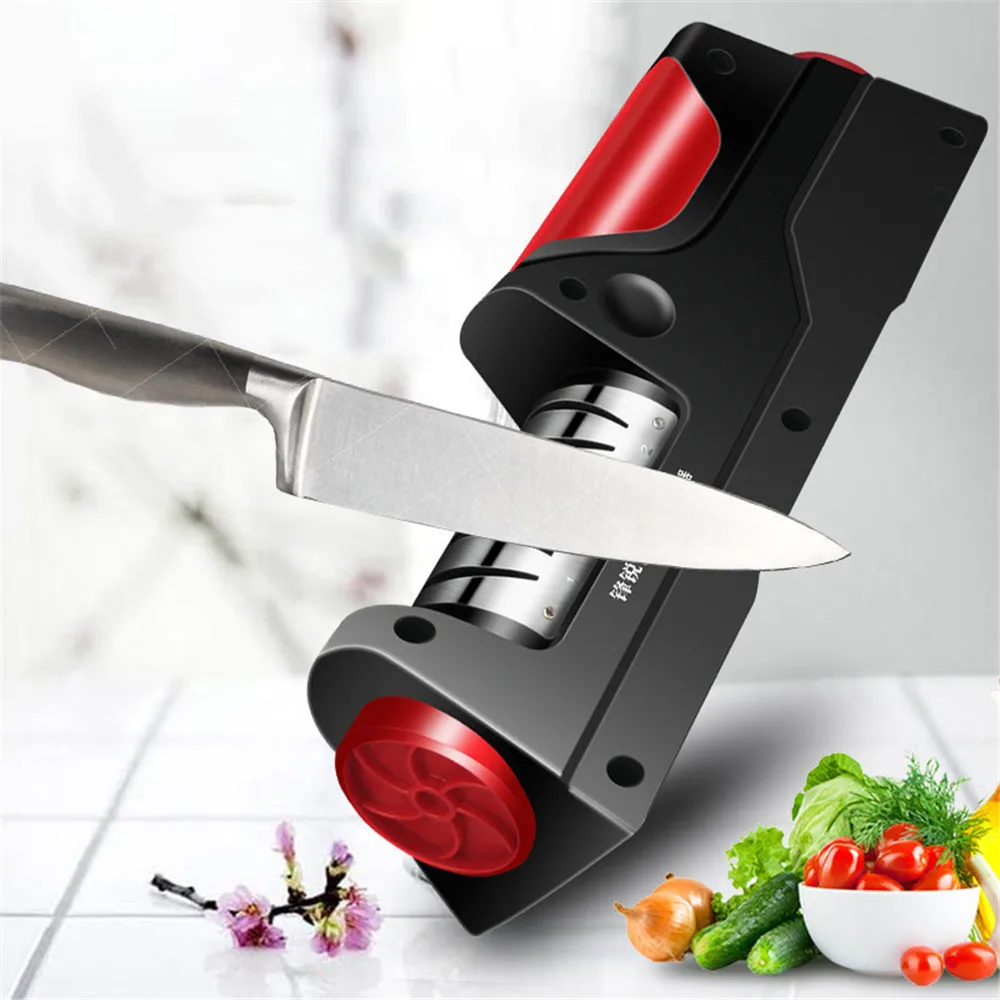 Electric Knife Sharpener Professional Kitchen Sharpening Stone Usb