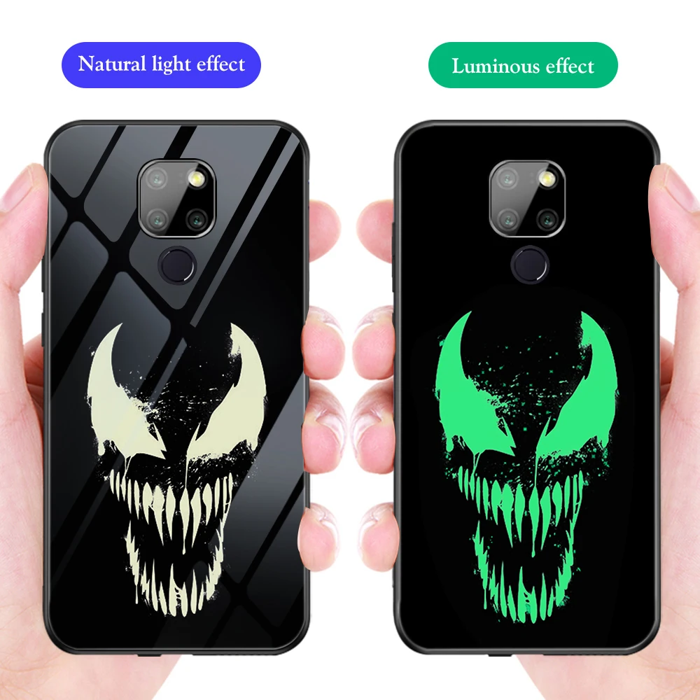 

Glow Glass Cases for Huawei Nova 5 5i 5T 5Z 4 4e 3 3e 3i 2i Mate 30 20 10 9 Y9 Y7 Y6 Y5 Prime Pro Lite 2018 2019 Cover Marvel