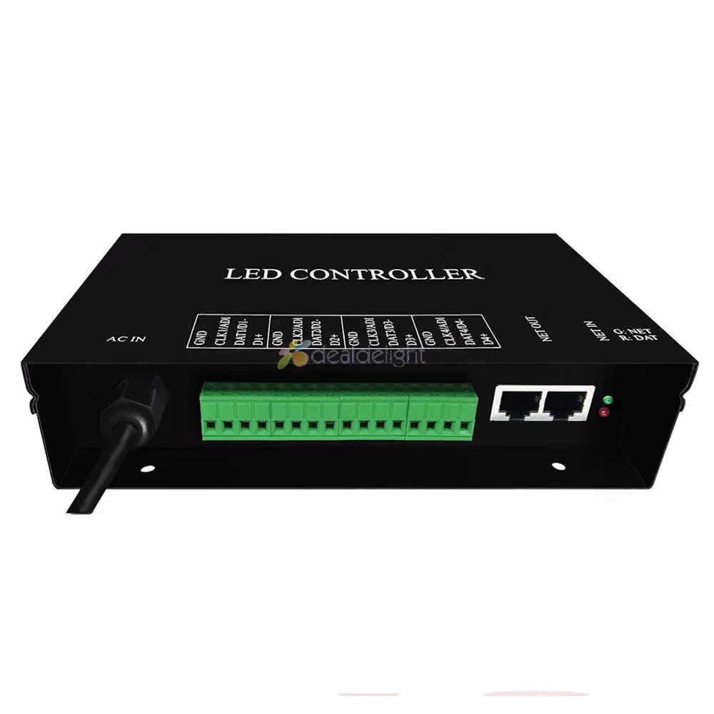 Pixel-LED-Controller-4-Port-4096-Piksel-Dukungan-Seni-Net-Protokol ...