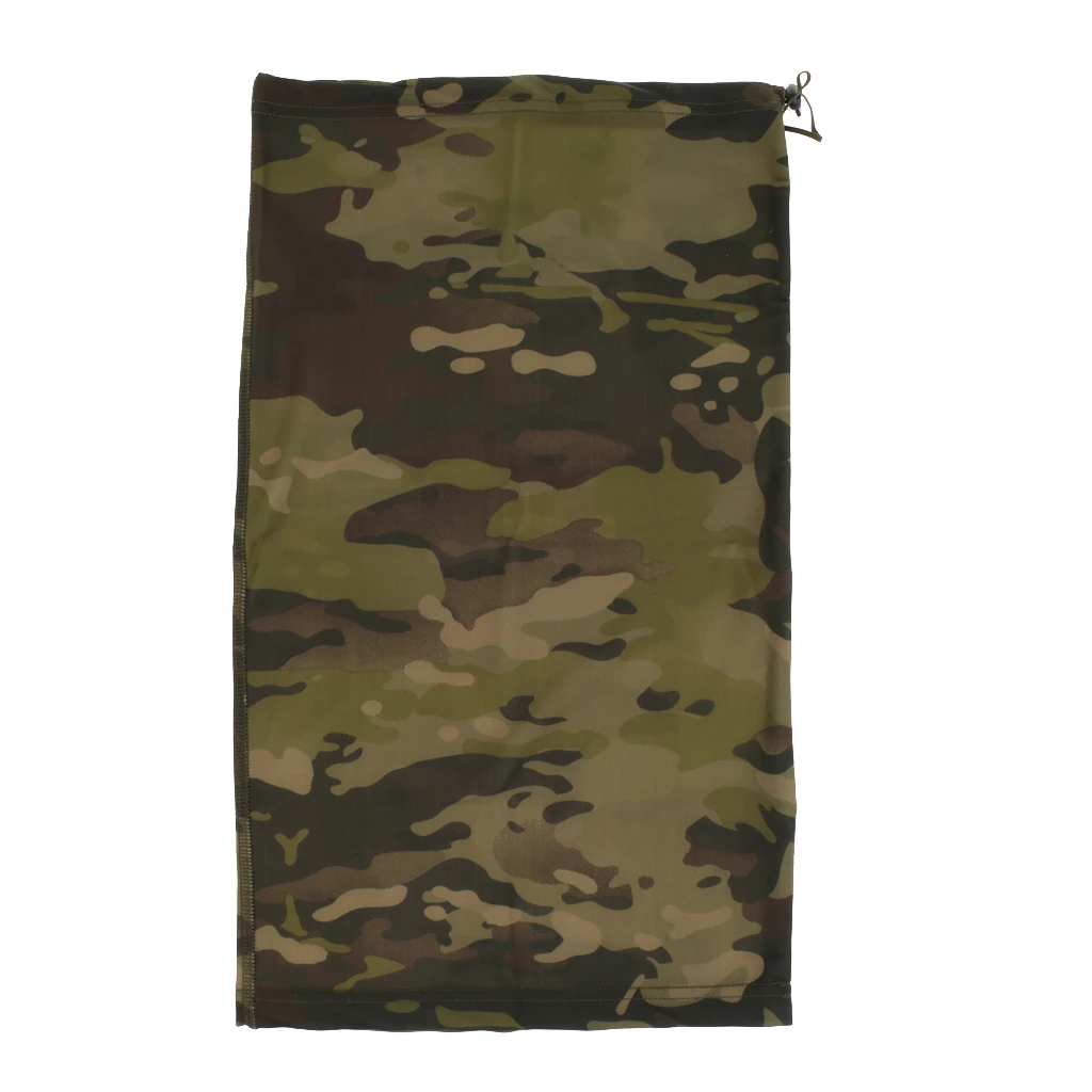 Woodland Camo Уличная камуфляжная маска для лица Балаклава Капюшон платок для шеи грелка - Цвет: Woodland Camo