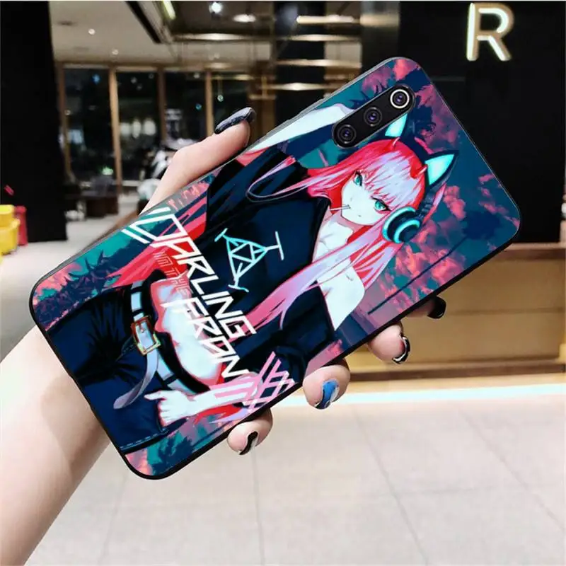 xiaomi leather case handle CUTEWANAN Zero Two Darling in the FranXX Anime Luxury Phone Case for Xiaomi Mi10 10Pro 10 lite Mi9 9SE 8SE Pocophone F1 Mi8 Lite best phone cases for xiaomi