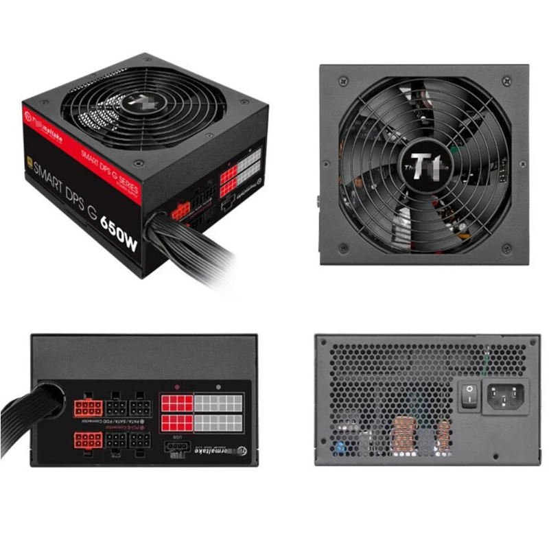 New PSU For Thermaltake(Tt) Smart DPS G 650W ATX 12V 80plus Gold Half Module Game Power Supply 650W Power Supply SPG-0650D-G