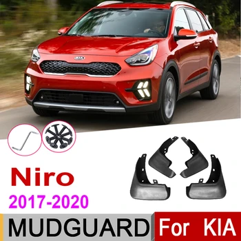 

Car Mudflaps For Kia Niro DE 2020 2019 2018 Fender 4 PCS Front Rear Mud Guard Flap Splash Flaps Mudguards Accessories