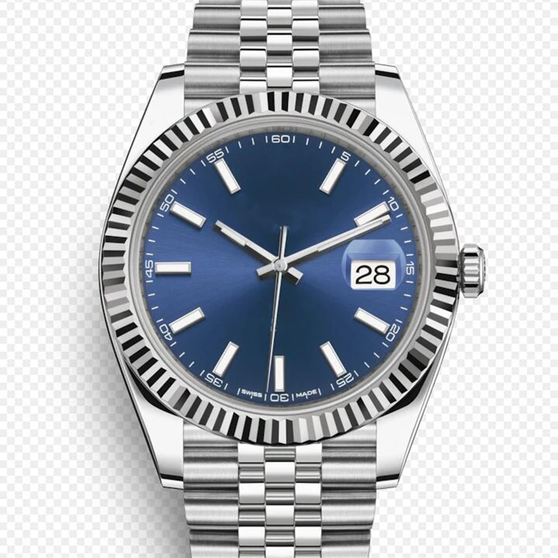 Люксовый бренд AAA нержавеющая сталь wo мужские 114300 мужские s дизайнерские автоматические водонепроницаемые часы мужские повседневные часы наручные часы - Цвет: 41mm blue