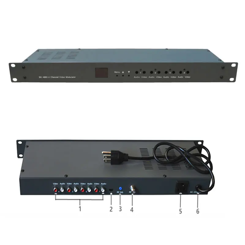SK 4860 модулятор Agile Channel CATV modulato av к rf модулятору match set top box выход RF сигнала для